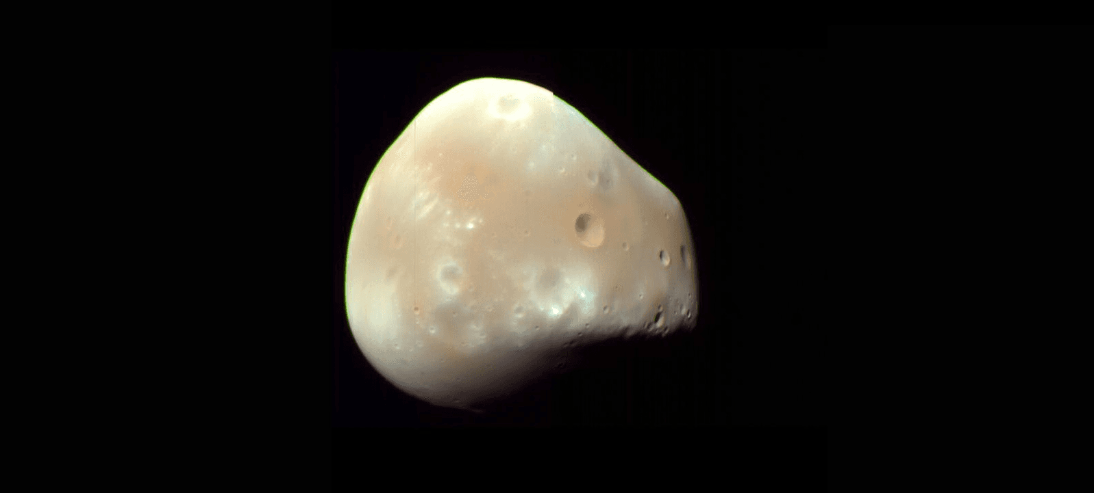 Color-enhanced view of Deimos