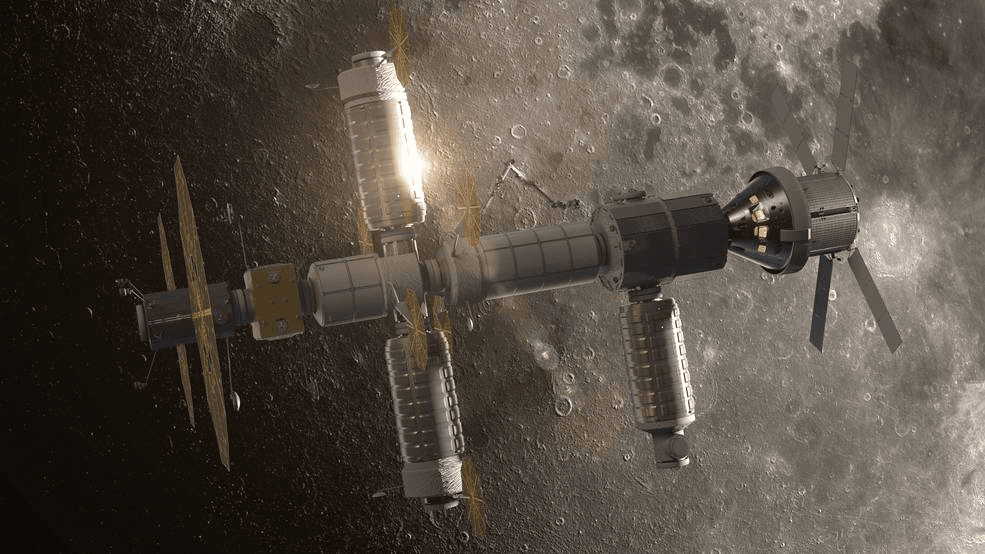 Concept image of Northrop Grumman’s Gateway concept featuring their habitat design