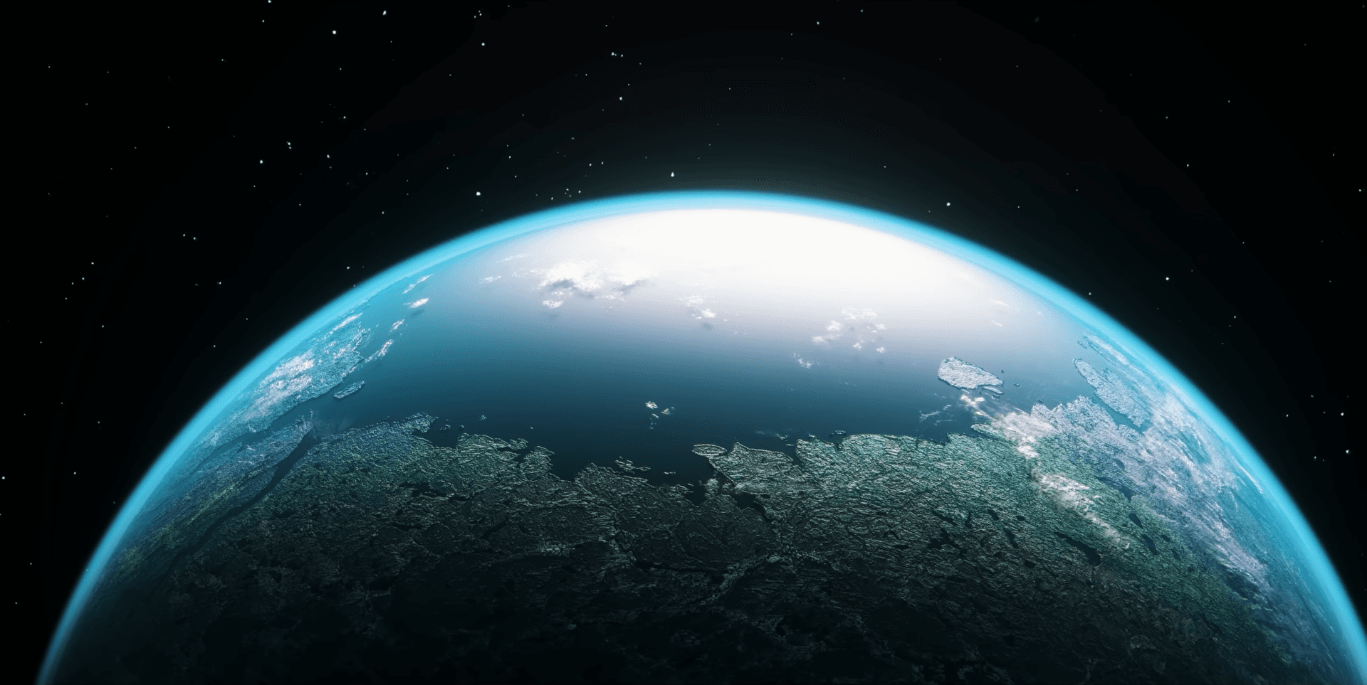 A visualization of Trappist 1F