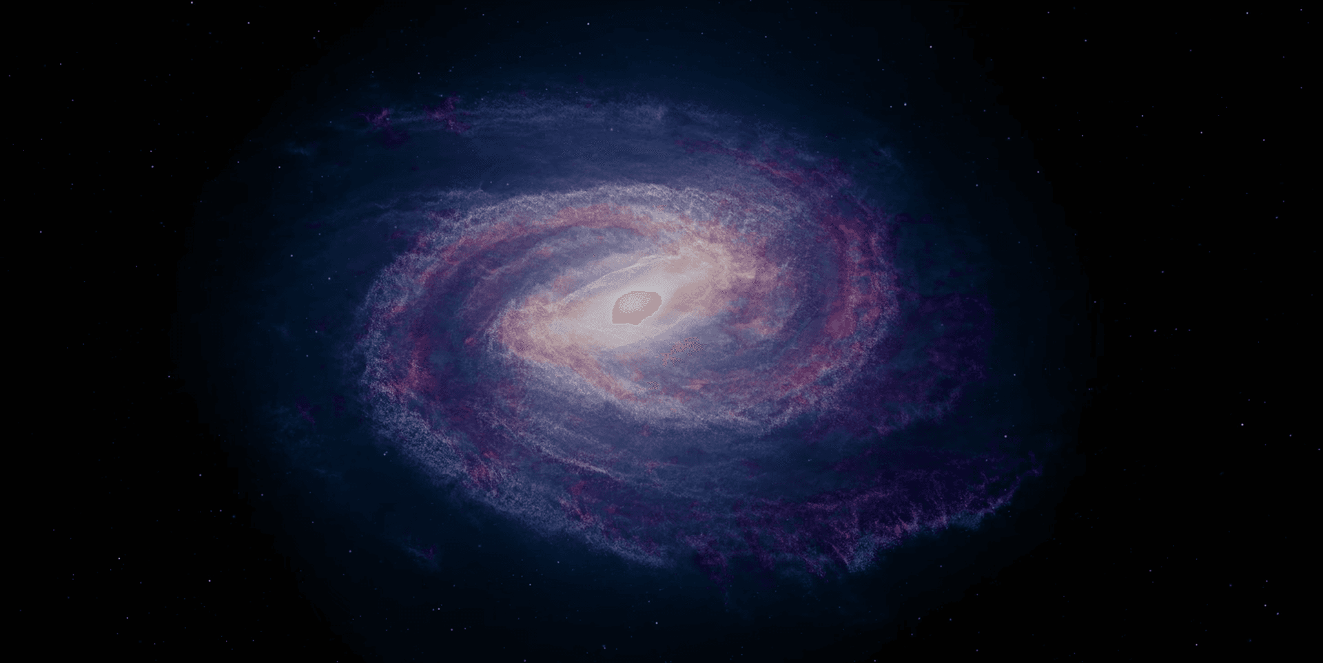 A visualization of the Milky Way