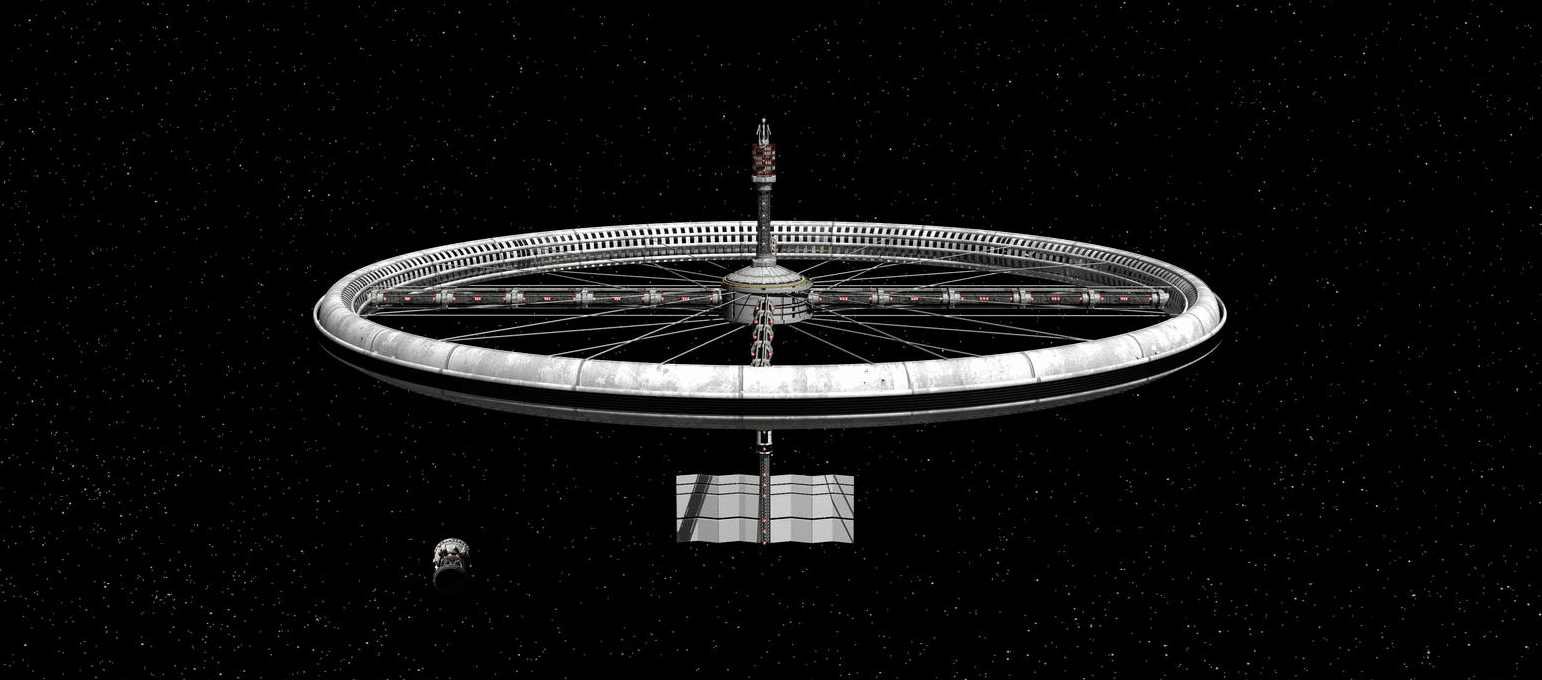 An artists impression of a Stanford Torus