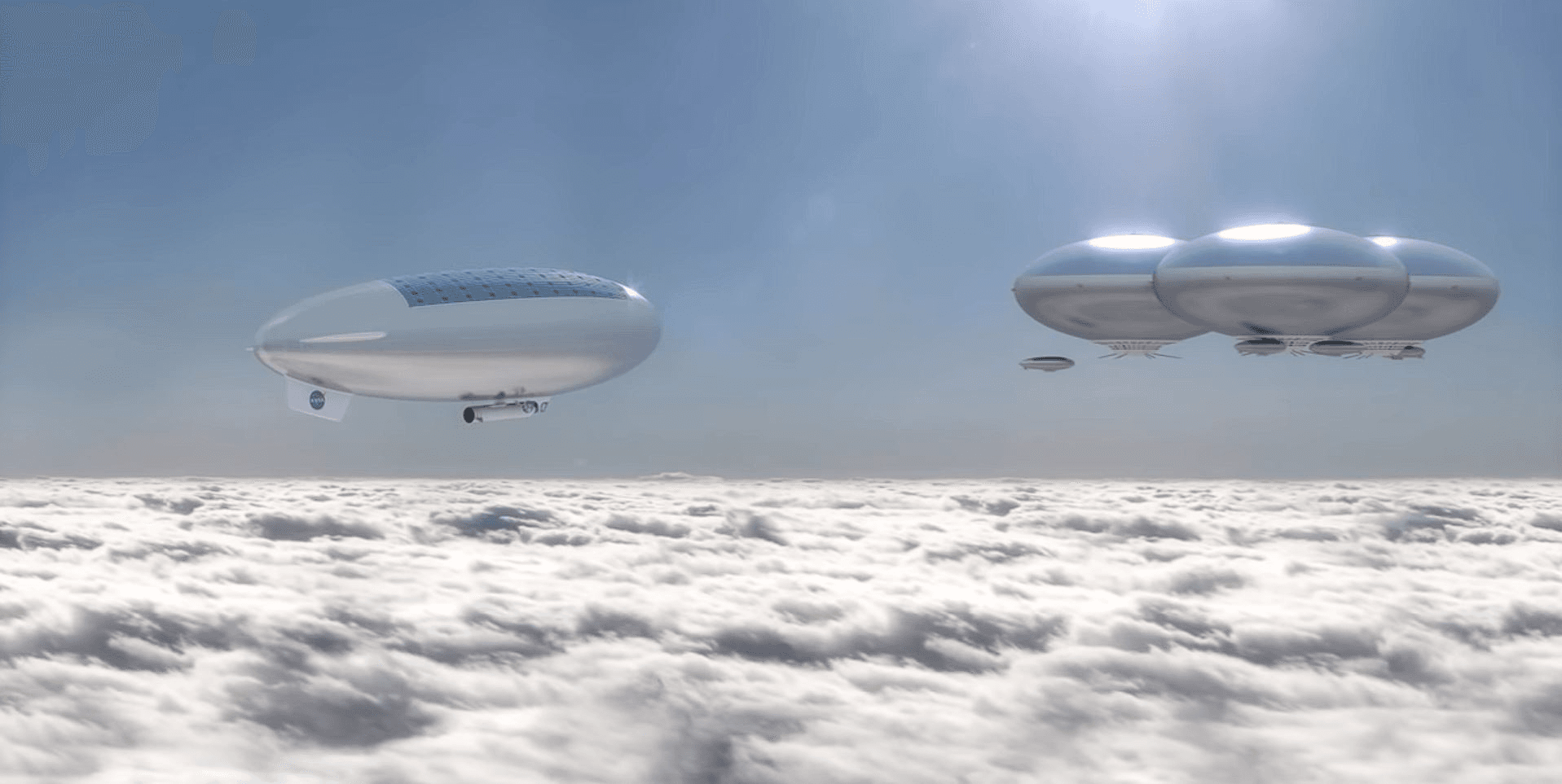 Solar-powered Airships on Venus