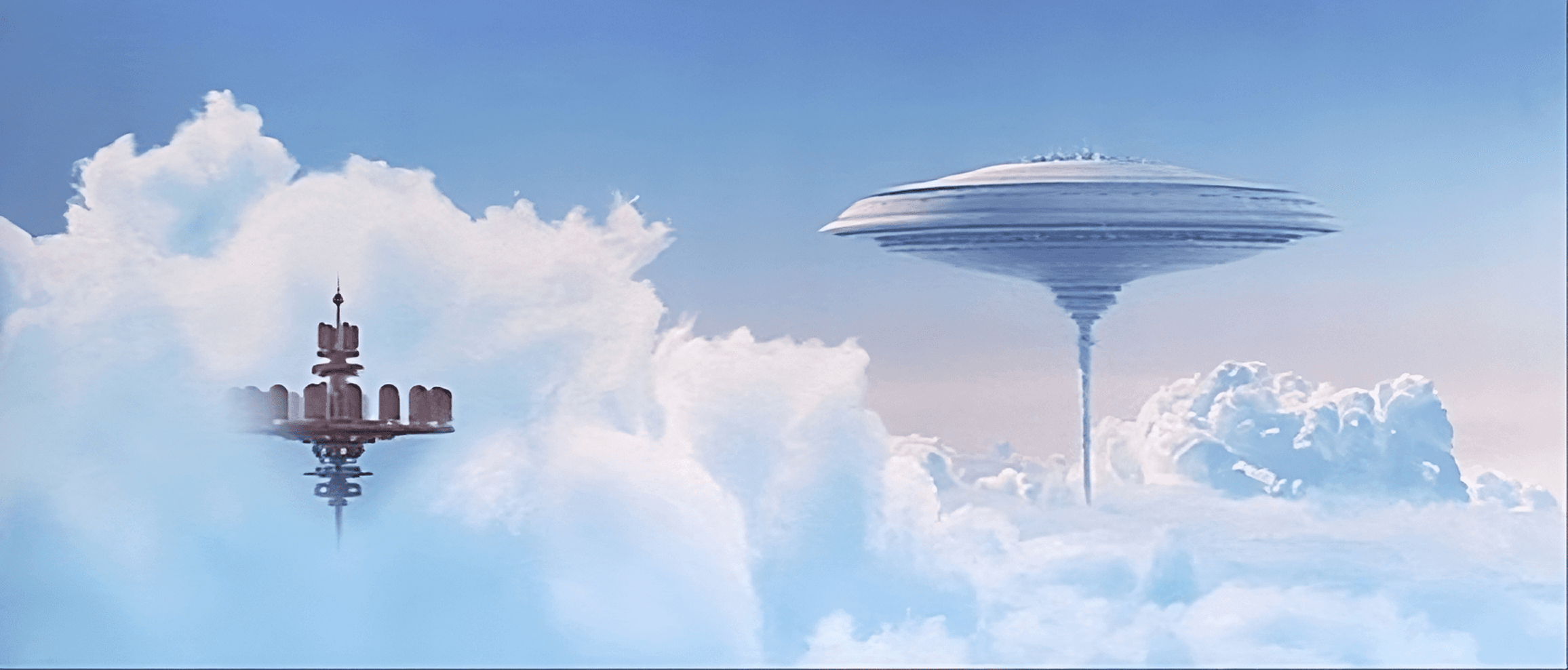 An impression of a Cloud City done for Star Wars