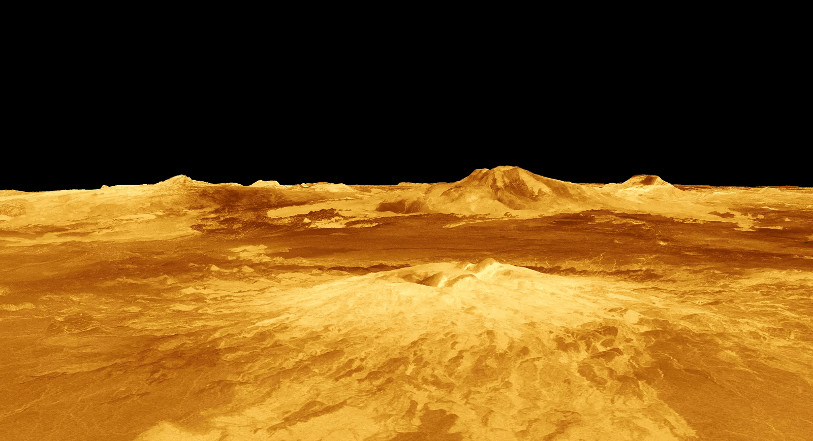 Image of a possible surface of Venus by NASA/JPL